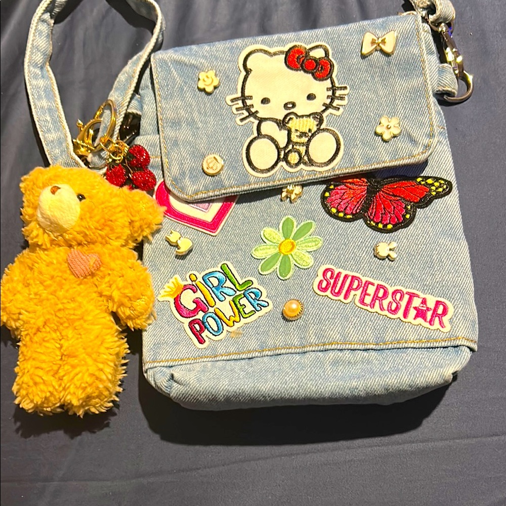 Denim kids junk bags ages (4-12)